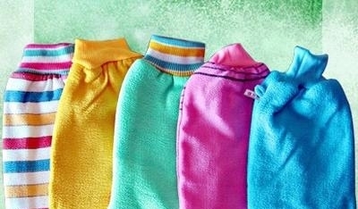 搓澡巾暗藏健康危机 合成纤维织物或引发传染性软疣